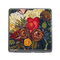 Floral Design 06 Memory Card Reader (square 5 Slot)