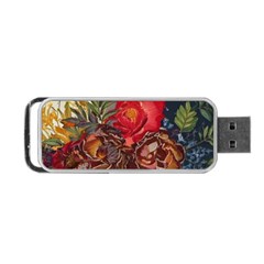 Floral Design 06 Portable Usb Flash (two Sides)