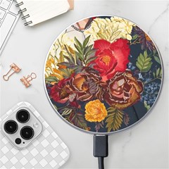 Floral Design 06 Wireless Fast Charger(white) by myclothy