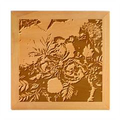 Floral Design 06 Wood Photo Frame Cube by myclothy