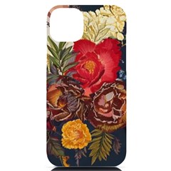 Floral Design 06 Iphone 14 Plus Black Uv Print Pc Hardshell Case by myclothy