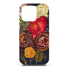 Floral Design 06 Iphone 16 Pro Black Uv Print Pc Hardshell Case