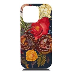 Floral Design 06 Iphone 16 Pro Max Black Uv Print Pc Hardshell Case by myclothy