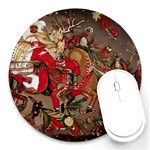 Christmas Art 01 Round Mousepad Front