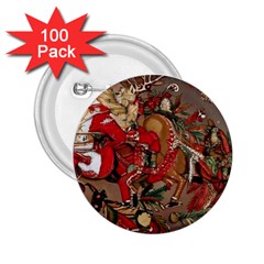 Christmas Art 01 2.25  Buttons (100 pack) 