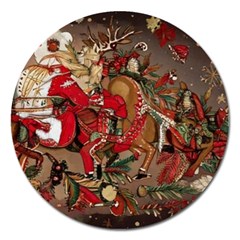 Christmas Art 01 Magnet 5  (Round)