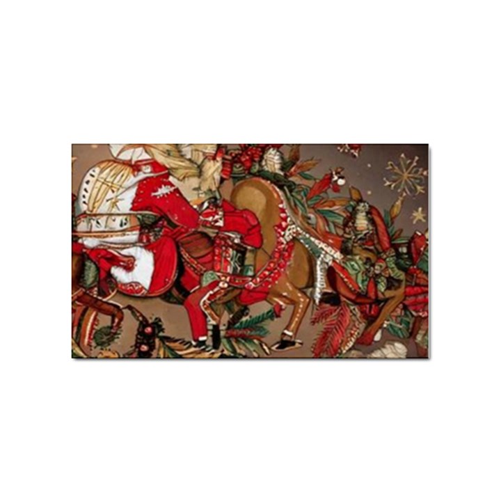 Christmas Art 01 Sticker Rectangular (10 pack)