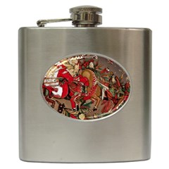 Christmas Art 01 Hip Flask (6 oz)