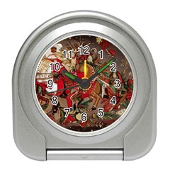 Christmas Art 01 Travel Alarm Clock