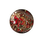 Christmas Art 01 Hat Clip Ball Marker (4 pack) Front