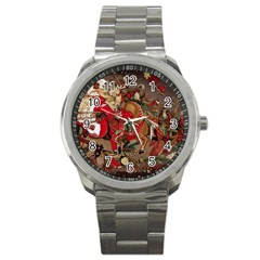 Christmas Art 01 Sport Metal Watch