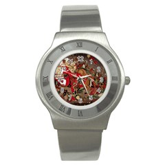 Christmas Art 01 Stainless Steel Watch