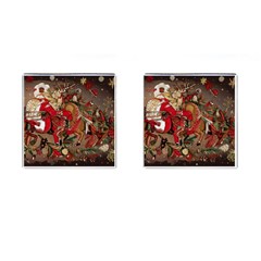 Christmas Art 01 Cufflinks (Square)