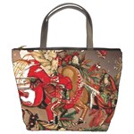 Christmas Art 01 Bucket Bag Front