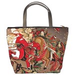 Christmas Art 01 Bucket Bag Back