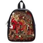 Christmas Art 01 School Bag (Small) Front