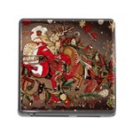 Christmas Art 01 Memory Card Reader (Square 5 Slot) Front