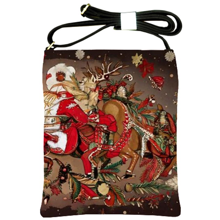 Christmas Art 01 Shoulder Sling Bag