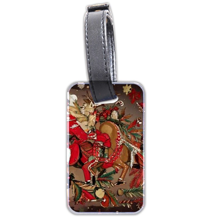 Christmas Art 01 Luggage Tag (two sides)