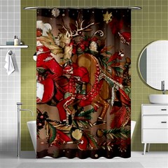 Christmas Art 01 Shower Curtain 48  x 72  (Small) 