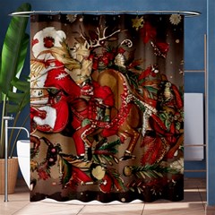 Christmas Art 01 Shower Curtain 60  x 72  (Medium) 