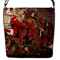 Christmas Art 01 Flap Closure Messenger Bag (S)