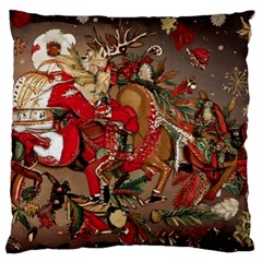 Christmas Art 01 Standard Premium Plush Fleece Cushion Case (Two Sides)