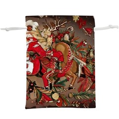 Christmas Art 01 Lightweight Drawstring Pouch (XL)