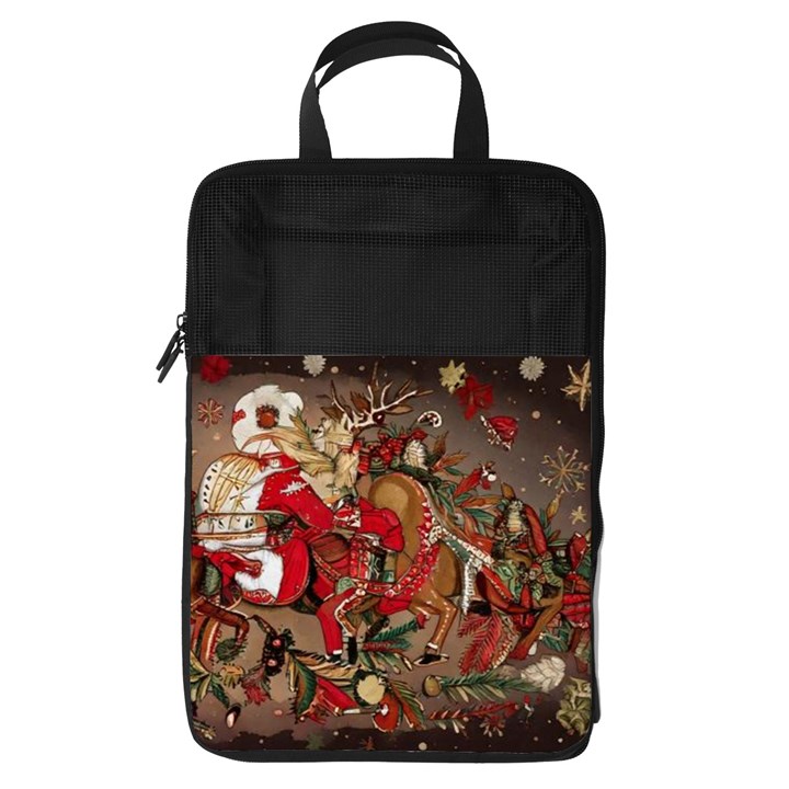 Christmas Art 01 Foldable Shoe Storage Bag