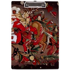 Christmas Art 01 A4 Acrylic Clipboard