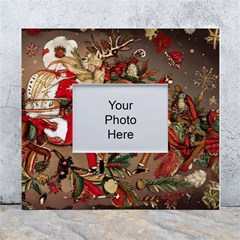 Christmas Art 01 White Wall Photo Frame 5  x 7 