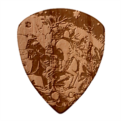 Christmas Art 01 Wood Guitar Pick (Set of 10)