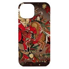 Christmas Art 01 iPhone 15 Black UV Print PC Hardshell Case