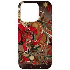 Christmas Art 01 iPhone 15 Pro Black UV Print PC Hardshell Case