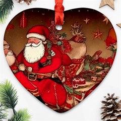 Christmas Art Ornament (heart) by myclothy