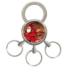 Christmas Art 3-ring Key Chain by myclothy