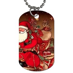 Christmas Art Dog Tag (one Side)