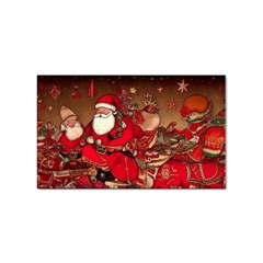 Christmas Art Sticker Rectangular (100 Pack)