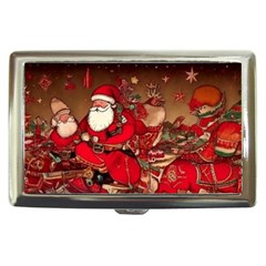 Christmas Art Cigarette Money Case