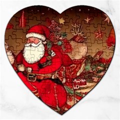 Christmas Art Jigsaw Puzzle (heart)