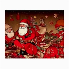 Christmas Art Small Glasses Cloth by myclothy