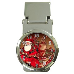 Christmas Art Money Clip Watches