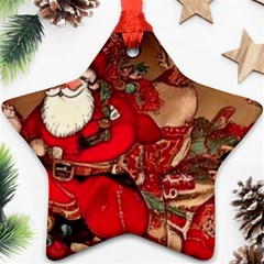 Christmas Art Star Ornament (two Sides) by myclothy