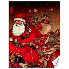 Christmas Art Canvas 12  X 16 