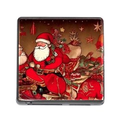 Christmas Art Memory Card Reader (square 5 Slot)