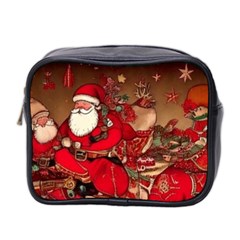 Christmas Art Mini Toiletries Bag (two Sides)