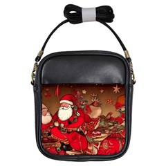 Christmas Art Girls Sling Bag