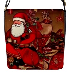 Christmas Art Flap Closure Messenger Bag (s)