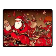 Christmas Art Two Sides Fleece Blanket (small)