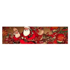 Christmas Art Oblong Satin Scarf (16  X 60 ) by myclothy